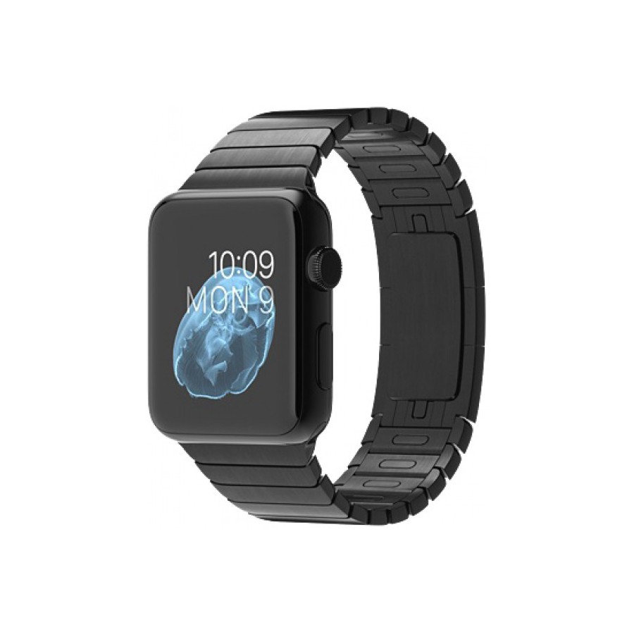 Apple Watch 42mm Stainless Steel Case Space Black Link Bracelet (MJ482)