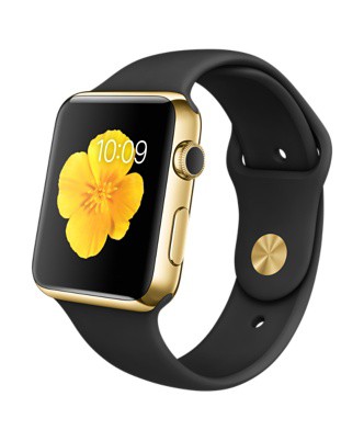 Apple Watch Edition 42mm 18-Karat Yellow Gold Case with Black Sport Band