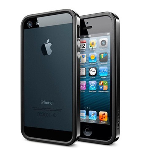 SGP Case Neo Hybrid EX Slim Vivid Series Soul Black for iPhone 5
