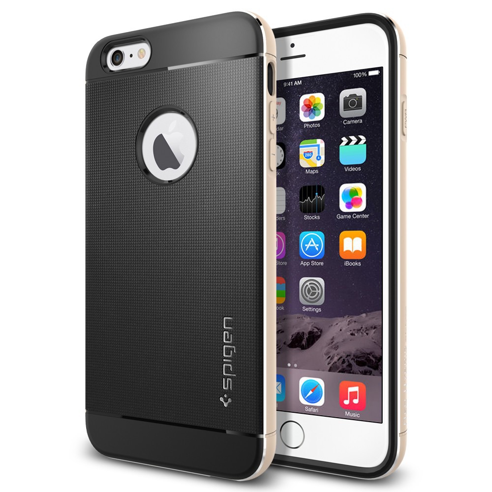 SGP Case Neo Hybrid Metal Series Champagne Gold for iPhone 6 Plus