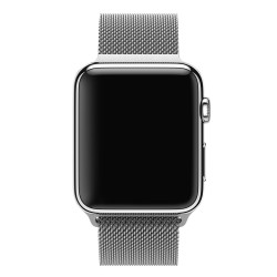 Apple Watch 42mm Stainless Steel Case Milanese Loop (MJ3Y2)