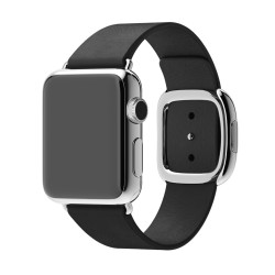 Apple Watch 38mm Stainless Steel Case Black Modern Buckle (MJYK2-L2-M2)