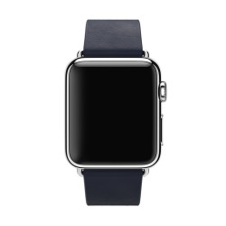 Apple Watch 38mm Stainless Steel Case Midnight Blue Modern Buckle (MJ352)