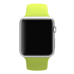 Apple Watch 38mm Silver Alluminum Case Green Sport Band (MJ2U2)