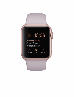 Apple Watch Sport 38mm Rose Gold Aluminum Case with Sport Band Lavander (MLCH2)