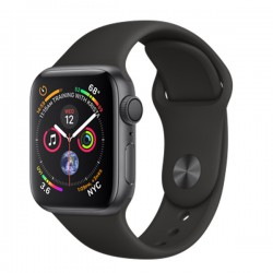 Apple Watch Series 5 GPS 44mm Space Gray Aluminum w. Black b.- Space Gray Aluminum (MWVF2)