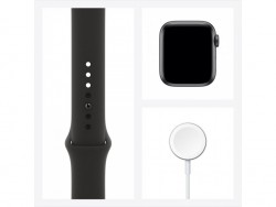  Apple Watch Series 6 GPS 40mm Space Gray Aluminium Case with Black Sport Band (MG133)