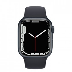 Apple Watch Series 7 GPS 45mm Midnight Aluminum Case With Midnight Sport Band (MKN53)