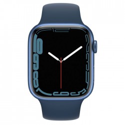 Apple Watch Series 7 GPS 41mm Blue Aluminum Case With Blue Sport Band (MKN13)